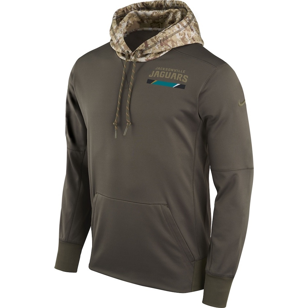 Nike Jacksonville Jaguars Salute to Service Sideline Pullover Hoodie - Size S